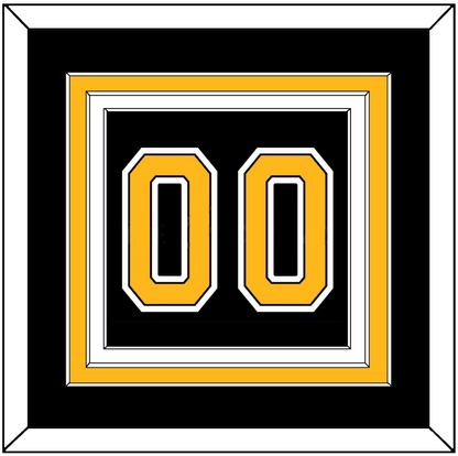Boston Number (Back) - Home Black (2007-2017) - Premier Tier 2