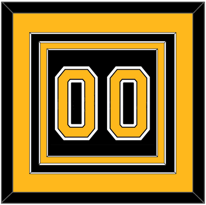 Boston Number (Back) - Home Black (2007-2017) - Premier Tier 3