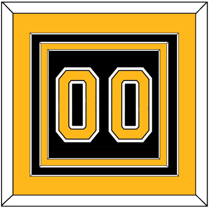 Boston Number (Back) - Home Black (2007-2017) - Premier Tier 3