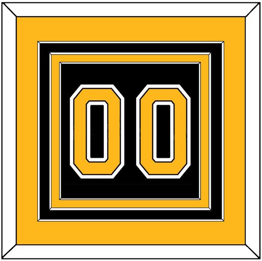 Boston Number (Back) - Home Black (2007-2017) - Premier Tier 3