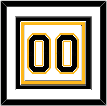 Boston Number (Back) - Road White (2007-2017) - Premier Tier 1