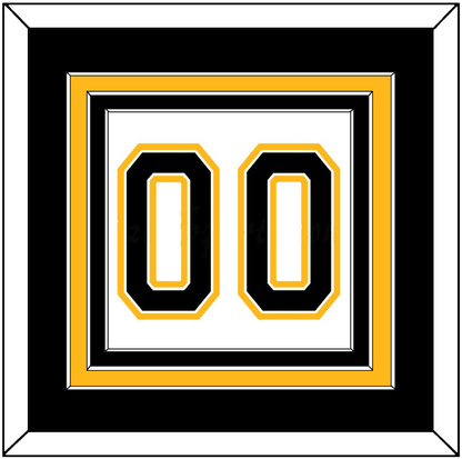 Boston Number (Back) - Road White (2007-2017) - Premier Tier 2