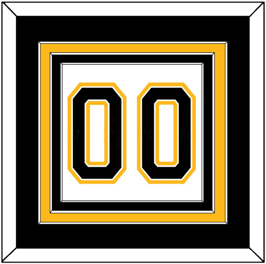 Boston Number (Back) - Road White (2007-2017) - Premier Tier 2