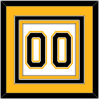 Boston Number (Back) - Road White (2007-2017) - Premier Tier 3