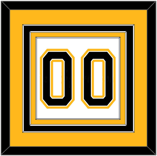 Boston Number (Back) - Road White (2007-2017) - Premier Tier 3