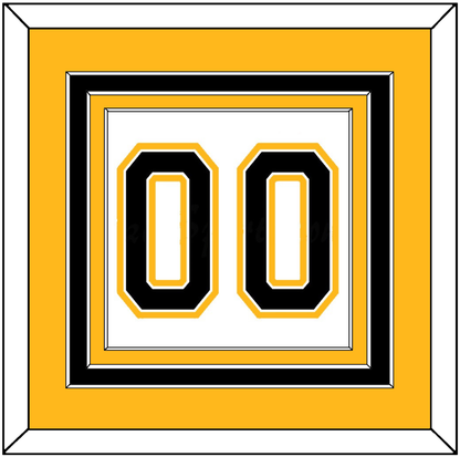 Boston Number (Back) - Road White (2007-2017) - Premier Tier 3