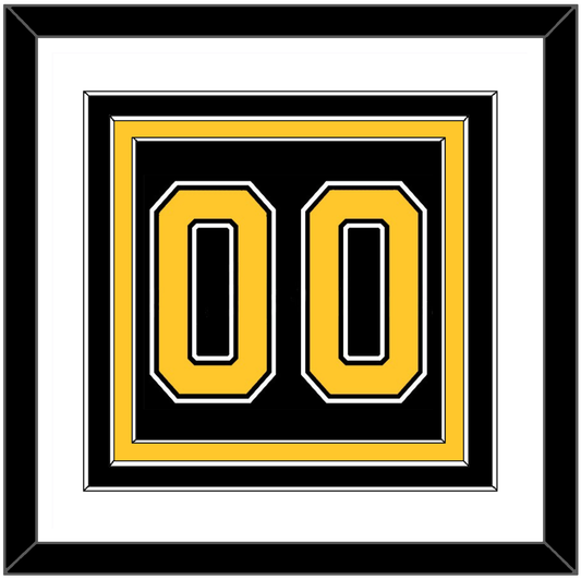 Boston Number (Back) - Road/Home Black (1995-2007) - Premier Tier 1