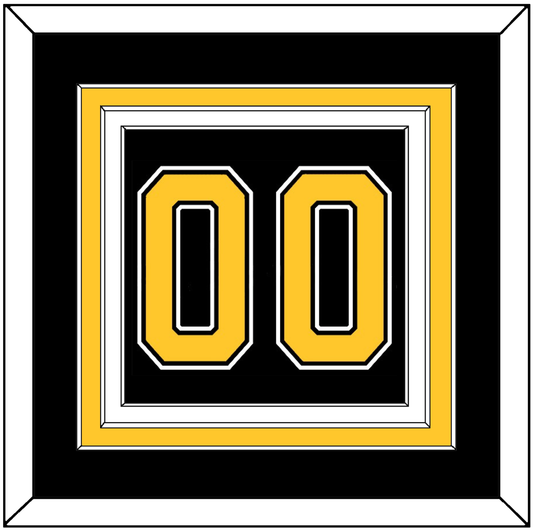 Boston Number (Back) - Road/Home Black (1995-2007) - Premier Tier 2