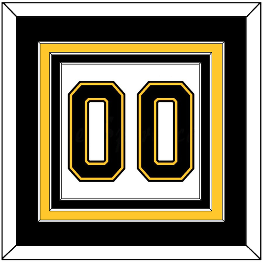 Boston Number (Back) - Home/Road White (1995-2007) - Premier Tier 2