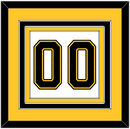 Boston Number (Back) - Home/Road White (1995-2007) - Premier Tier 3