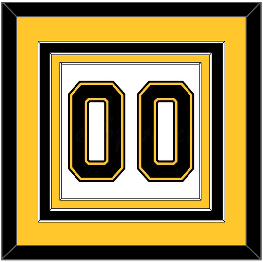 Boston Number (Back) - Home/Road White (1995-2007) - Premier Tier 3