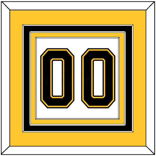 Boston Number (Back) - Home/Road White (1995-2007) - Premier Tier 3