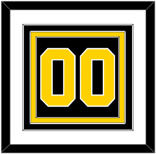 Boston Number (Back) - Road Black (1981-1995) - Premier Tier 1