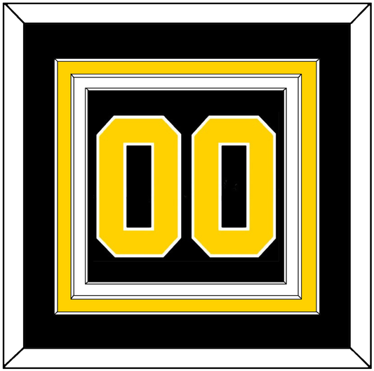 Boston Number (Back) - Road Black (1981-1995) - Premier Tier 2