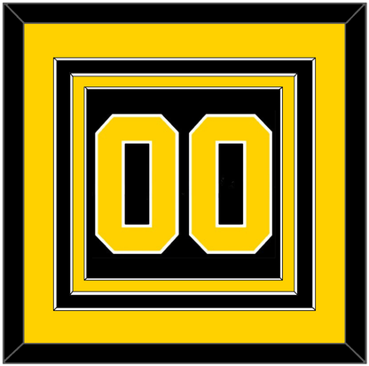 Boston Number (Back) - Road Black (1981-1995) - Premier Tier 3