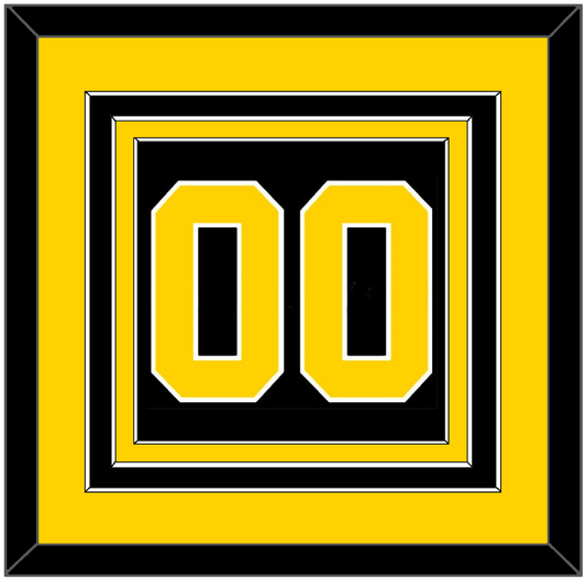 Boston Number (Back) - Road Black (1981-1995) - Premier Tier 3