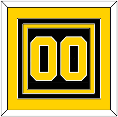 Boston Number (Back) - Road Black (1981-1995) - Premier Tier 3