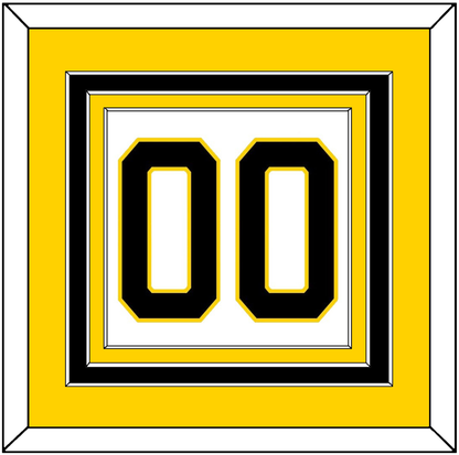 Boston Number (Back) - Home White (1981-1995) - Premier Tier 3