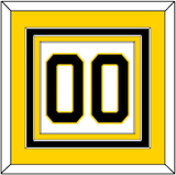 Boston Number (Back) - Home White (1981-1995) - Triple Mat 3