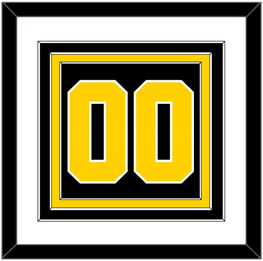 Boston Number (Back) - Road Black (1977-1981) - Premier Tier 1