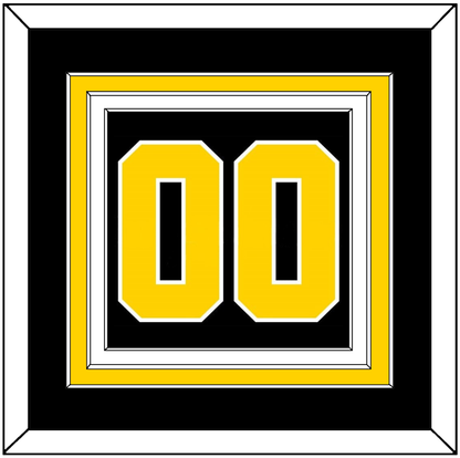 Boston Number (Back) - Road Black (1977-1981) - Premier Tier 2