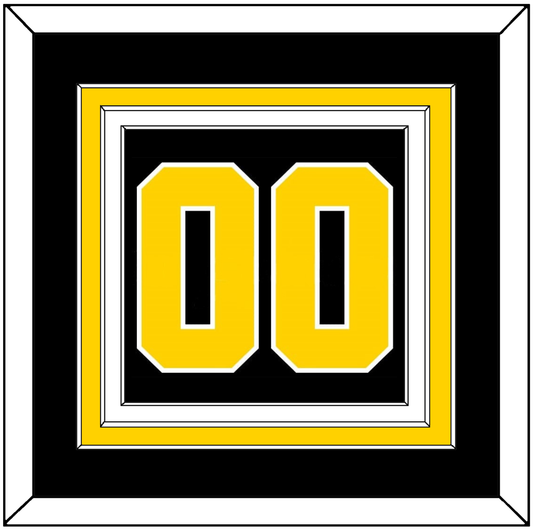Boston Number (Back) - Road Black (1977-1981) - Premier Tier 2