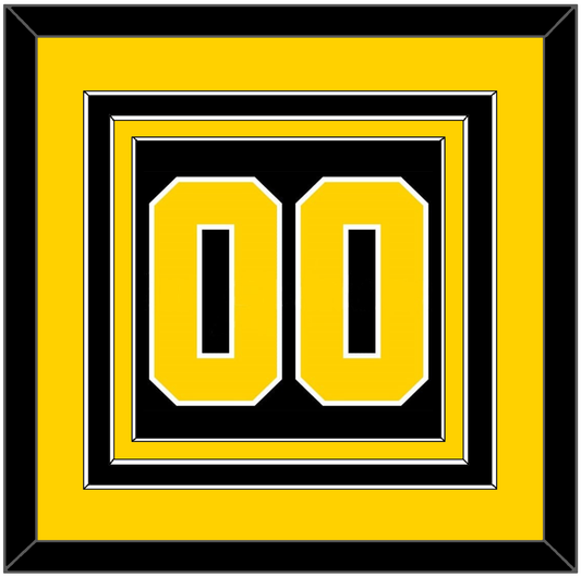 Boston Number (Back) - Road Black (1977-1981) - Premier Tier 3
