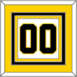 Boston Number (Back) - Home White (1977-1981) - Triple Mat 3