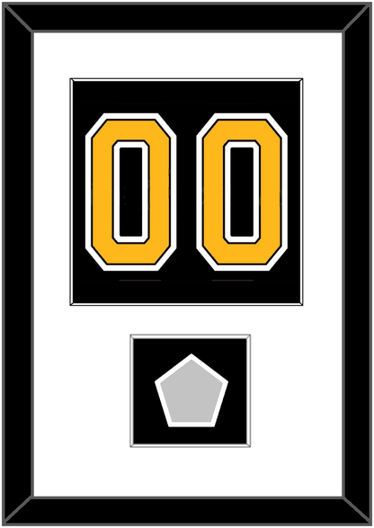 Boston Number (Back) With Stanley Cup Finals Patch - Home Black (2007-2017) - Essential Tier 1