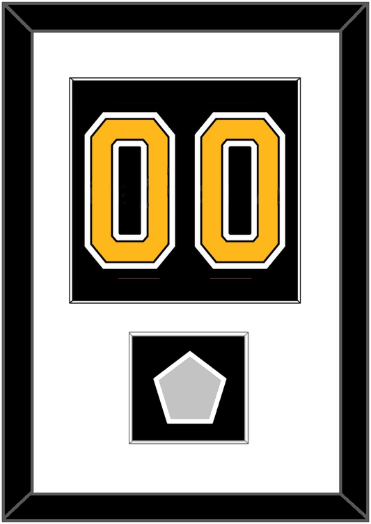 Boston Number (Back) With Stanley Cup Finals Patch - Home Black (2007-2017) - Essential Tier 1
