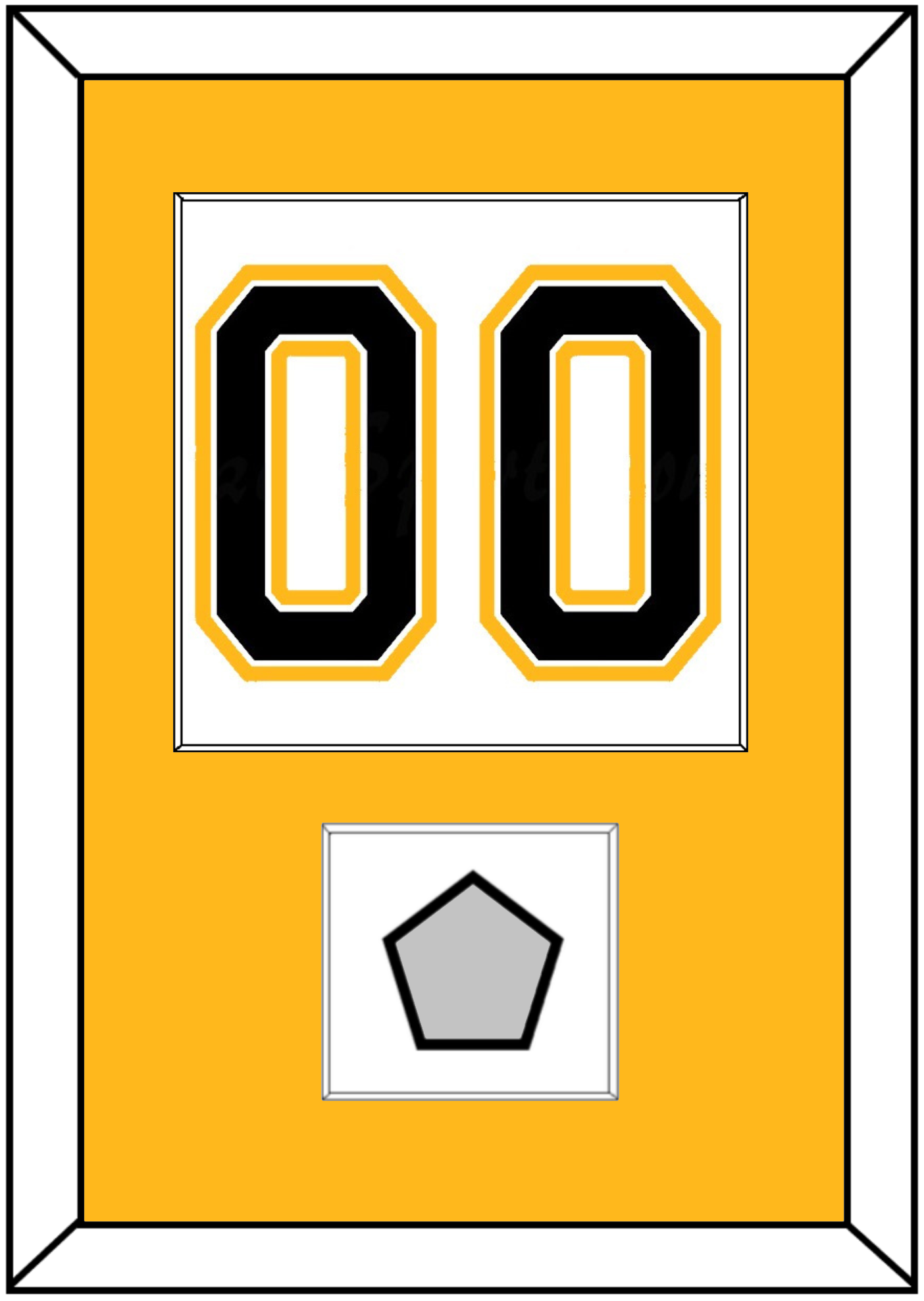 Boston Number (Back) With Stanley Cup Champions Patch - Road White (2007-2017) - Essential Tier 2