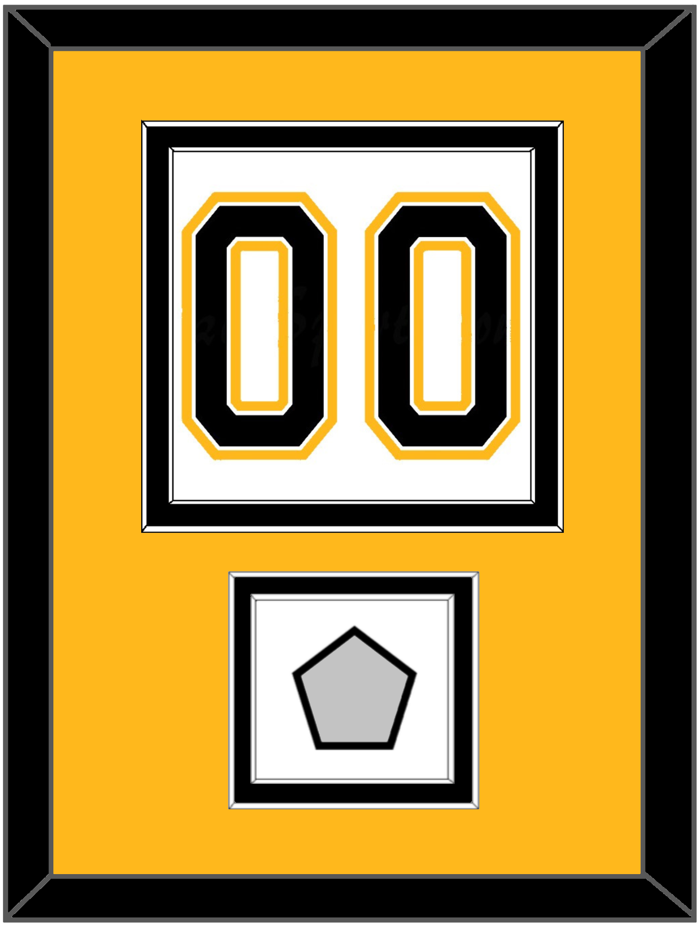 Boston Number (Back) With Stanley Cup Finals Patch - Road White (2007-2017) - Signature Tier 4