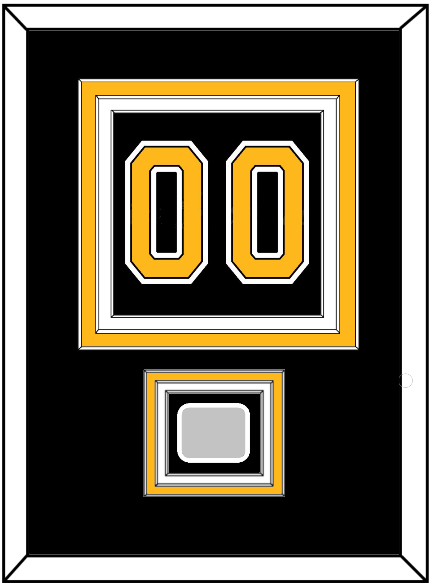 Boston Number (Back) With Stanley Cup Finals Patch - Home Black (2007-2017) - Premier Tier 2