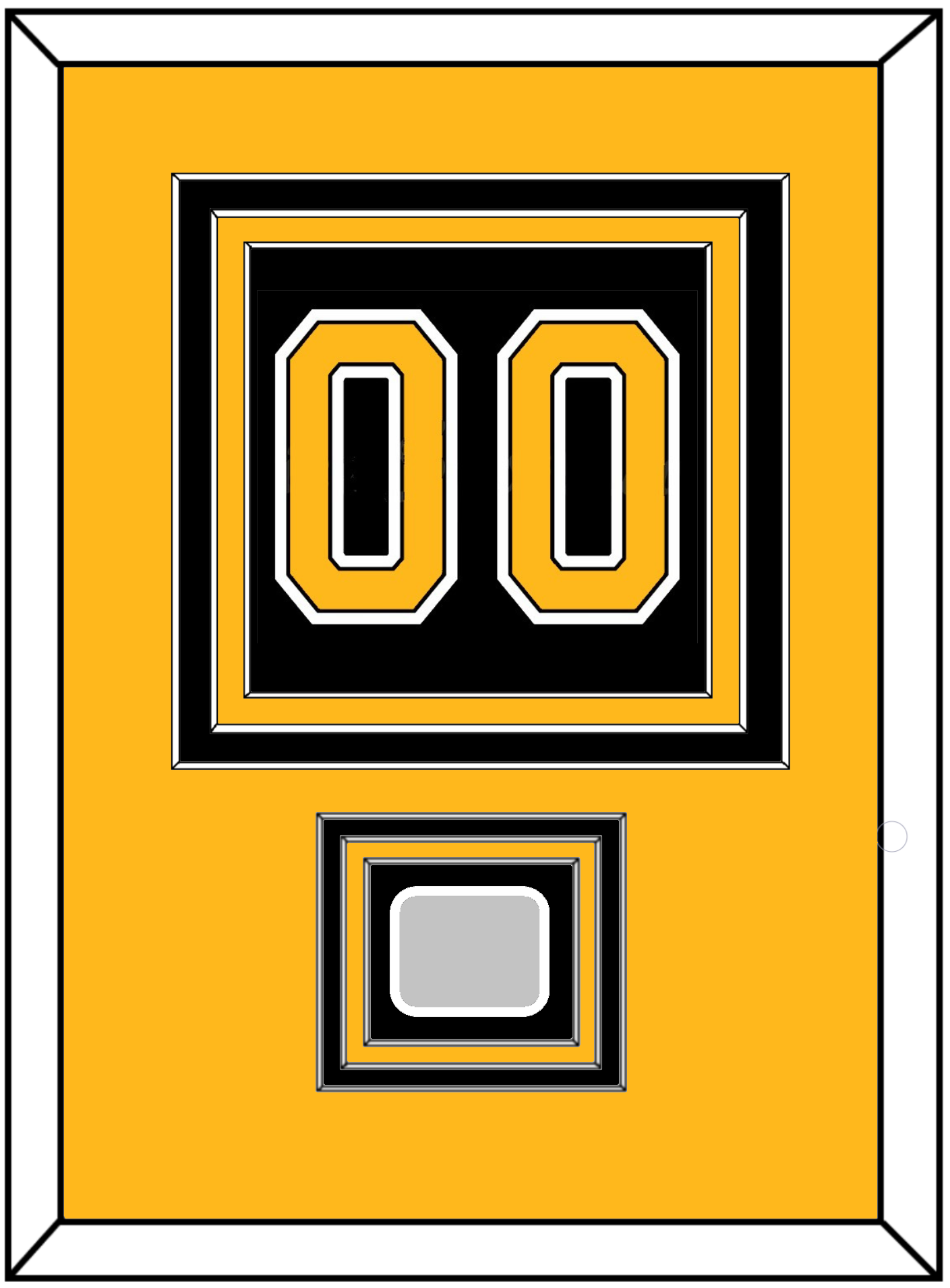 Boston Number (Back) With Stanley Cup Champions Patch - Home Black (2007-2017) - Premier Tier 3