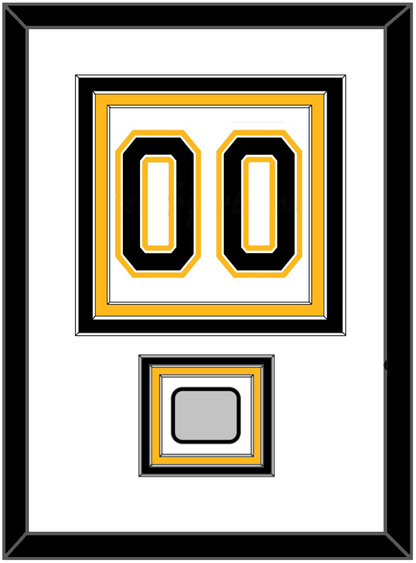 Boston Number (Back) With Stanley Cup Finals Patch - Road White (2007-2017) - Premier Tier 1