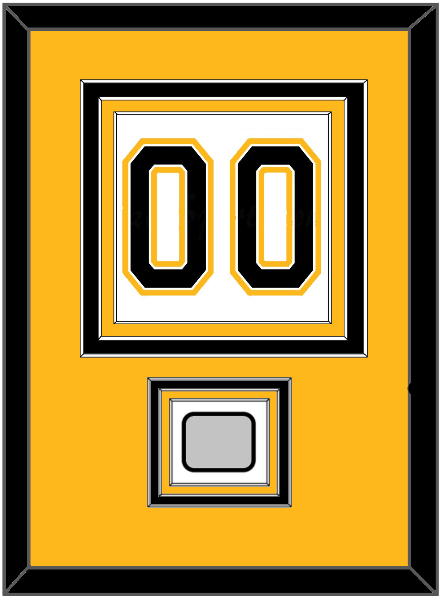 Boston Number (Back) With Stanley Cup Finals Patch - Road White (2007-2017) - Premier Tier 3