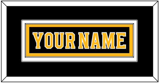 Boston Nameplate - Home Black - Signature Tier 2