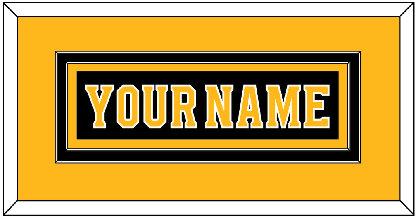 Boston Nameplate - Home Black - Signature Tier 3