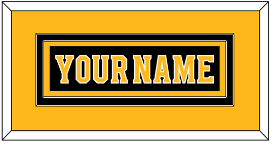 Boston Nameplate - Home Black - Signature Tier 3