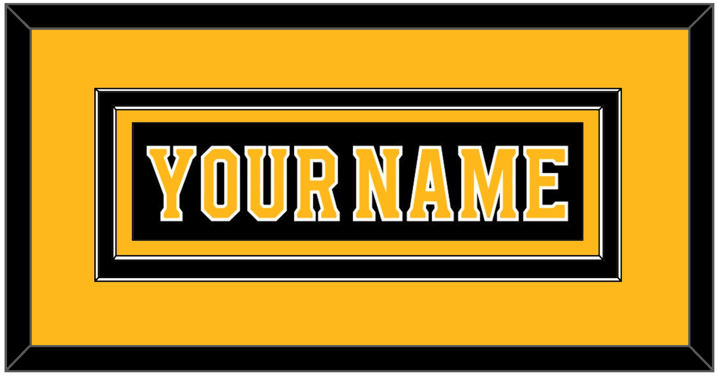 Boston Nameplate - Home Black - Signature Tier 3