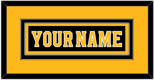 Boston Nameplate - Home Black - Signature Tier 3