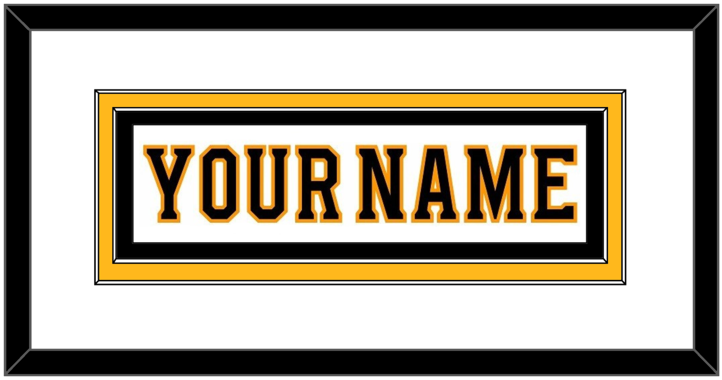 Boston Nameplate - Road White - Signature Tier 1