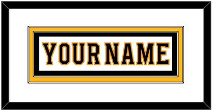 Boston Nameplate - Road White - Signature Tier 1