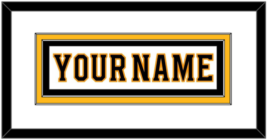 Boston Nameplate - Road White - Signature Tier 1
