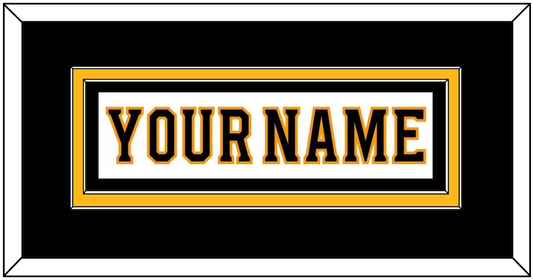Boston Nameplate - Road White - Signature Tier 2