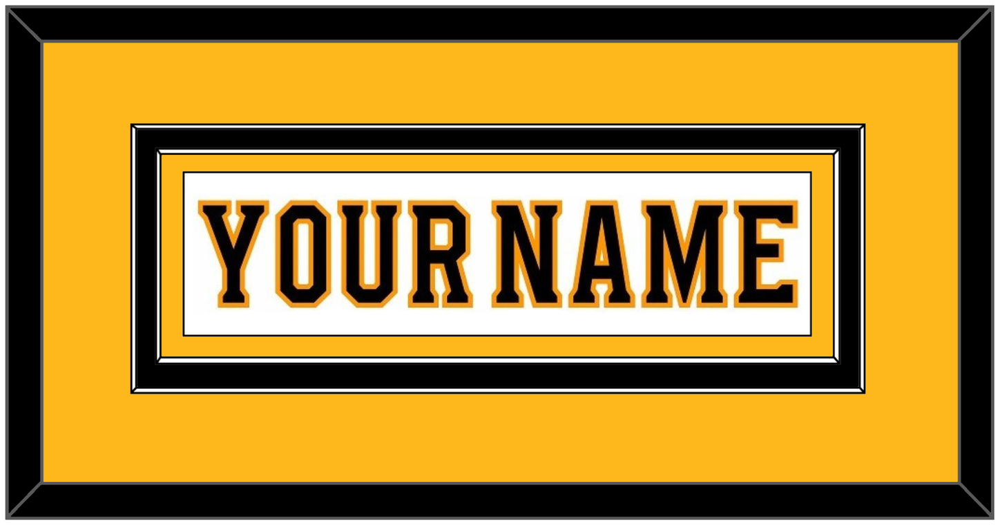 Boston Nameplate - Road White - Signature Tier 3