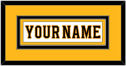 Boston Nameplate - Road White - Signature Tier 3