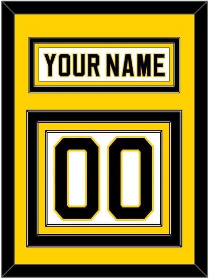 Boston Nameplate & Number (Back) - Home White (1981-1995) - Premier Tier 3