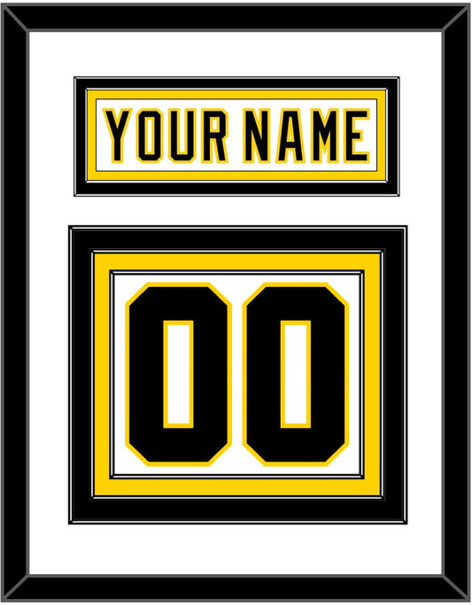 Boston Nameplate & Number (Back) - Home White (1977-1981) - Premier Tier 1