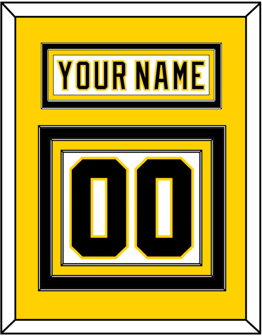 Boston Nameplate & Number (Back) - Home White (1977-1981) - Premier Tier 3